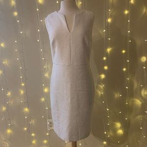 Ann Taylor NWOT White Dress Size 10